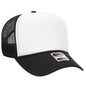 OTTO CAP 5 Panel Mid Profile Mesh Back Trucker Hat 32-467