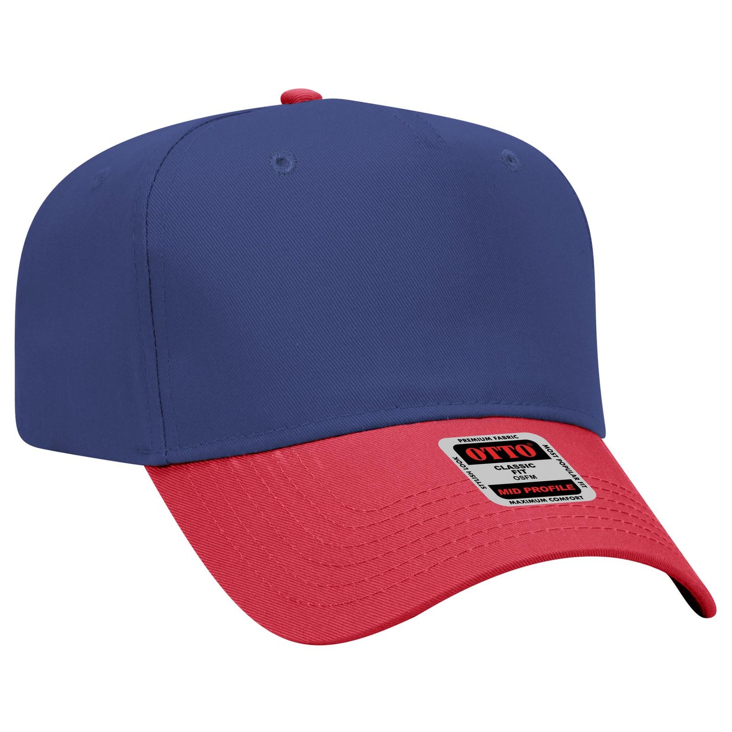 OTTO CAP 5 Panel Mid Profile Baseball Cap 31-069