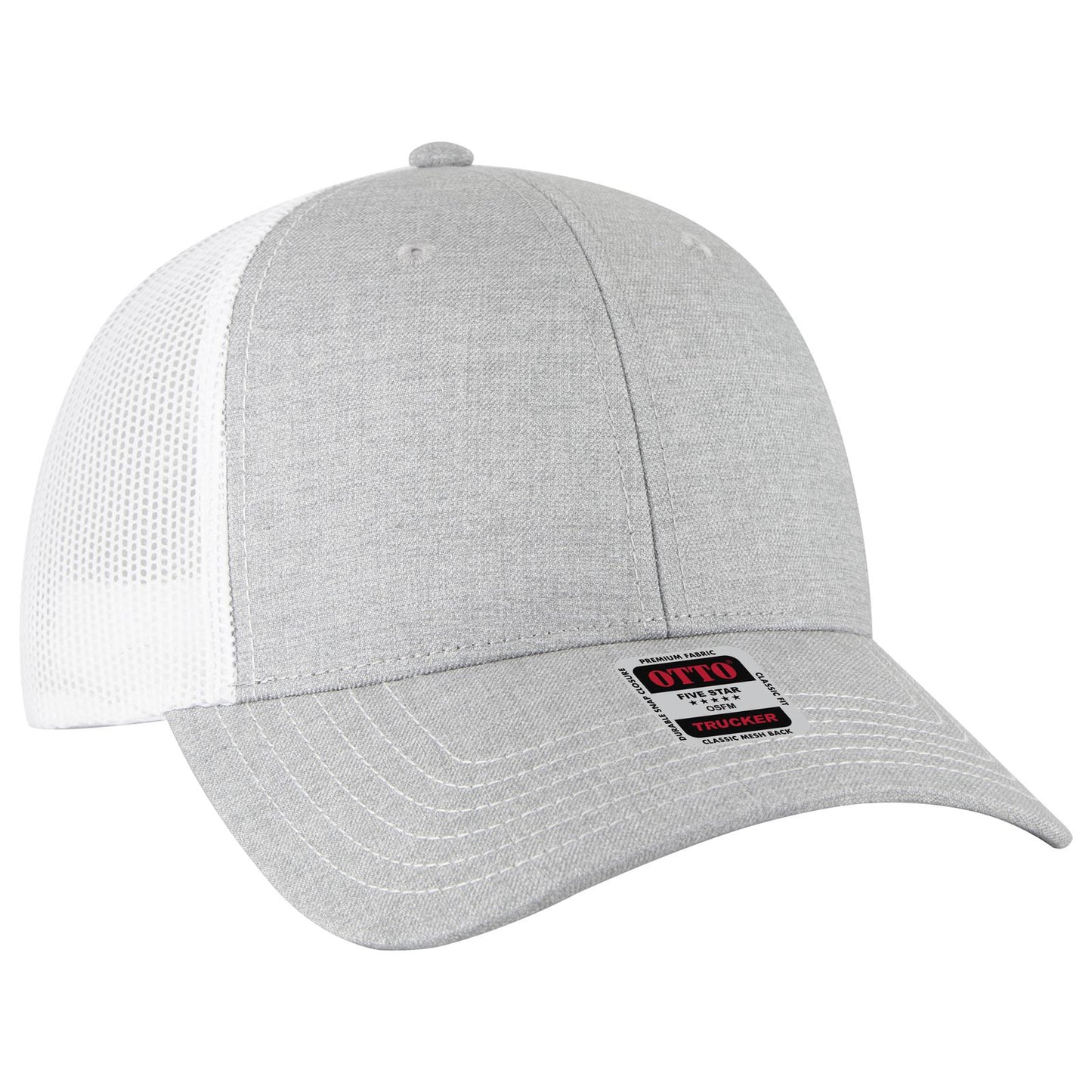 OTTO CAP 6 Panel Low Profile Mesh Back Trucker Hat 83-1239