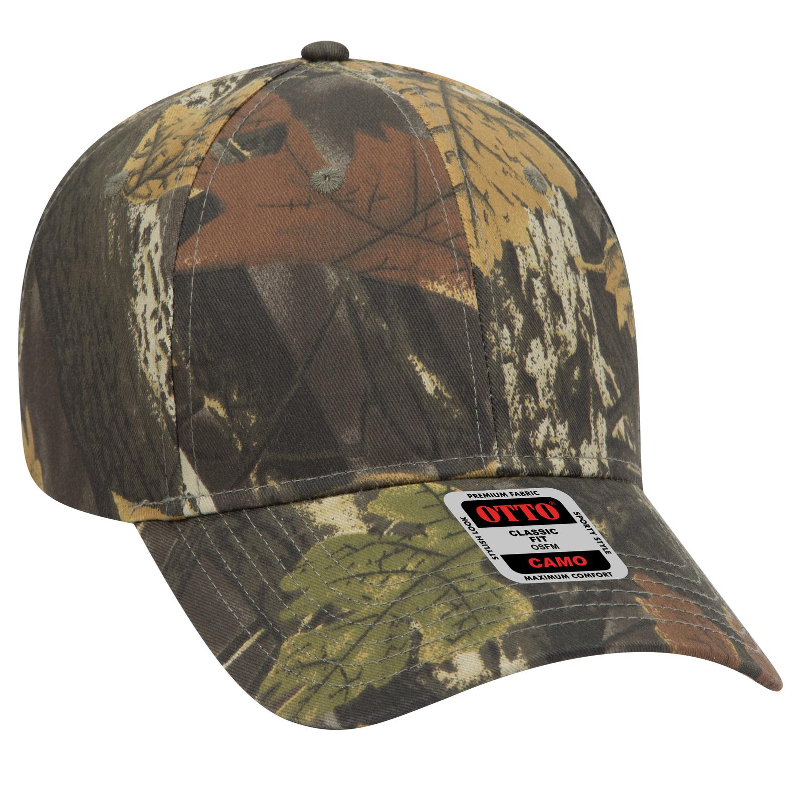 OTTO CAP Camouflage 6 Panel Low Profile Baseball Cap