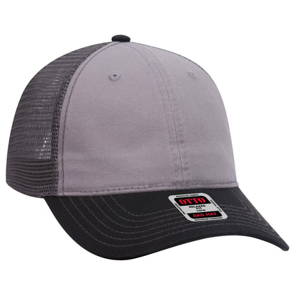 OTTO CAP 6 Panel Low Profile Mesh Back Trucker Dad Hat 121-858