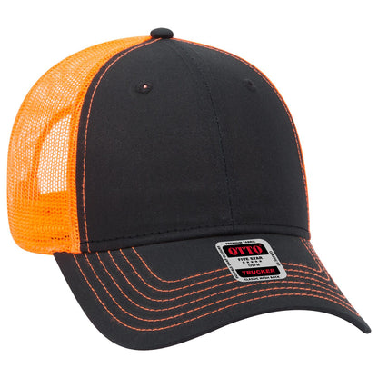 OTTO CAP 6 Panel Low Profile Mesh Back Trucker Hat 83-1239