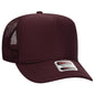 OTTO CAP 5 Panel High Crown Mesh Back Trucker Hat 39-165