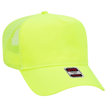 OTTO CAP 5 Panel Mid Profile Mesh Back Trucker Hat 32-285