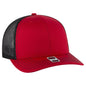 OTTO CAP 6 Panel Mid Profile Mesh Back Trucker Hat 112-1