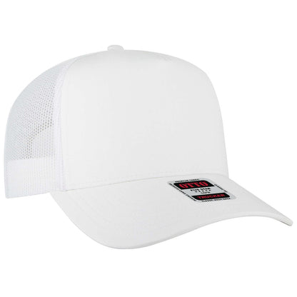 OTTO CAP 5 Panel Mid Profile Mesh Back Trucker Hat 32-285