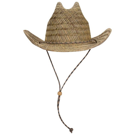 OTTO CAP Straw Cowboy Hat w/Adjustable Cord 129-1326