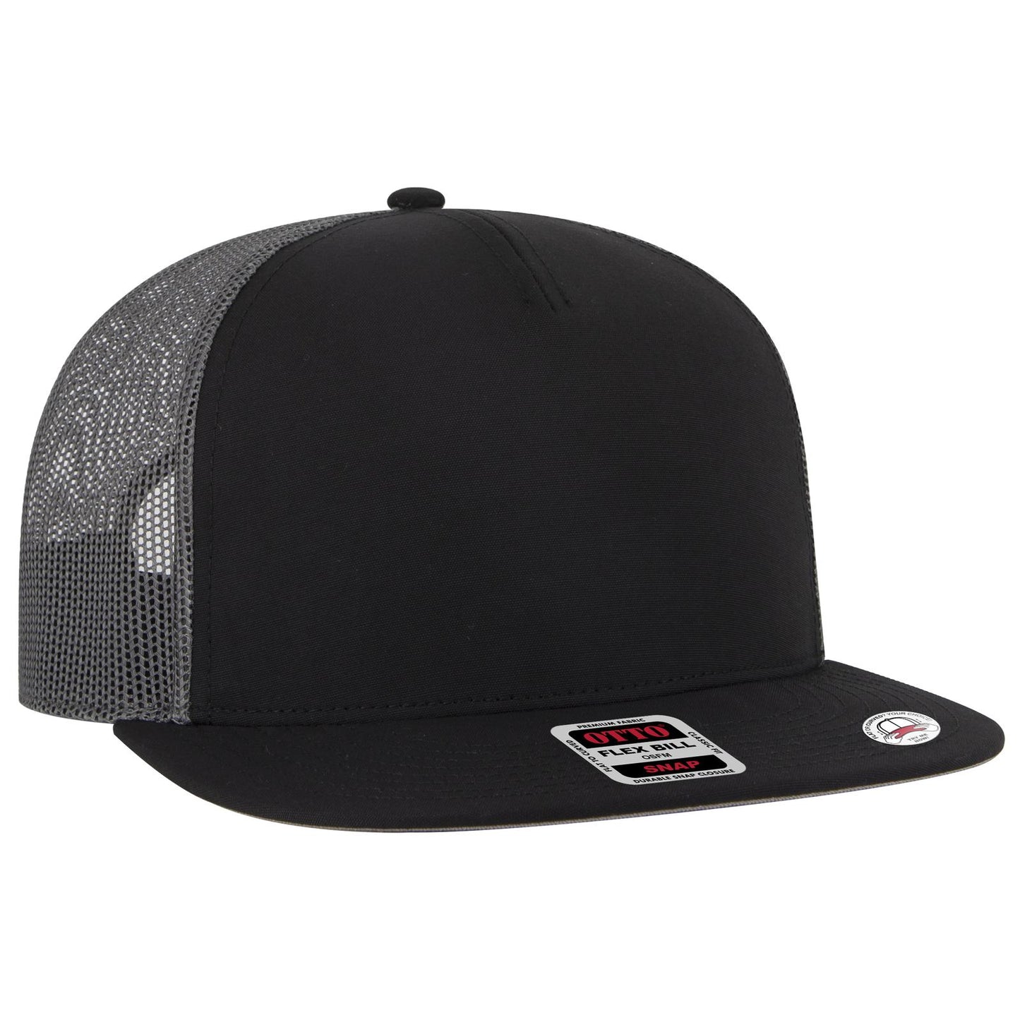 OTTO CAP "OTTO SNAP" 5 Panel Pro Style Mesh Back Trucker Snapback Hat