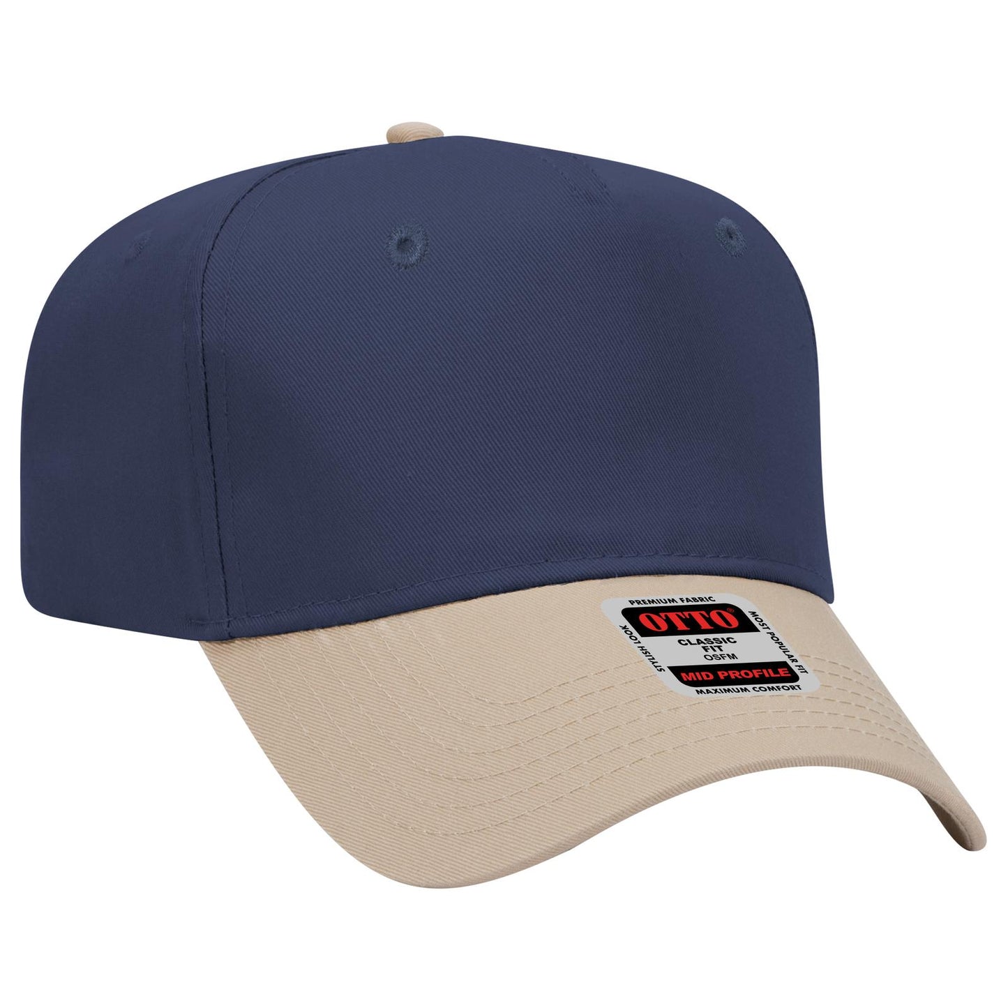 OTTO CAP 5 Panel Mid Profile Baseball Cap 31-069