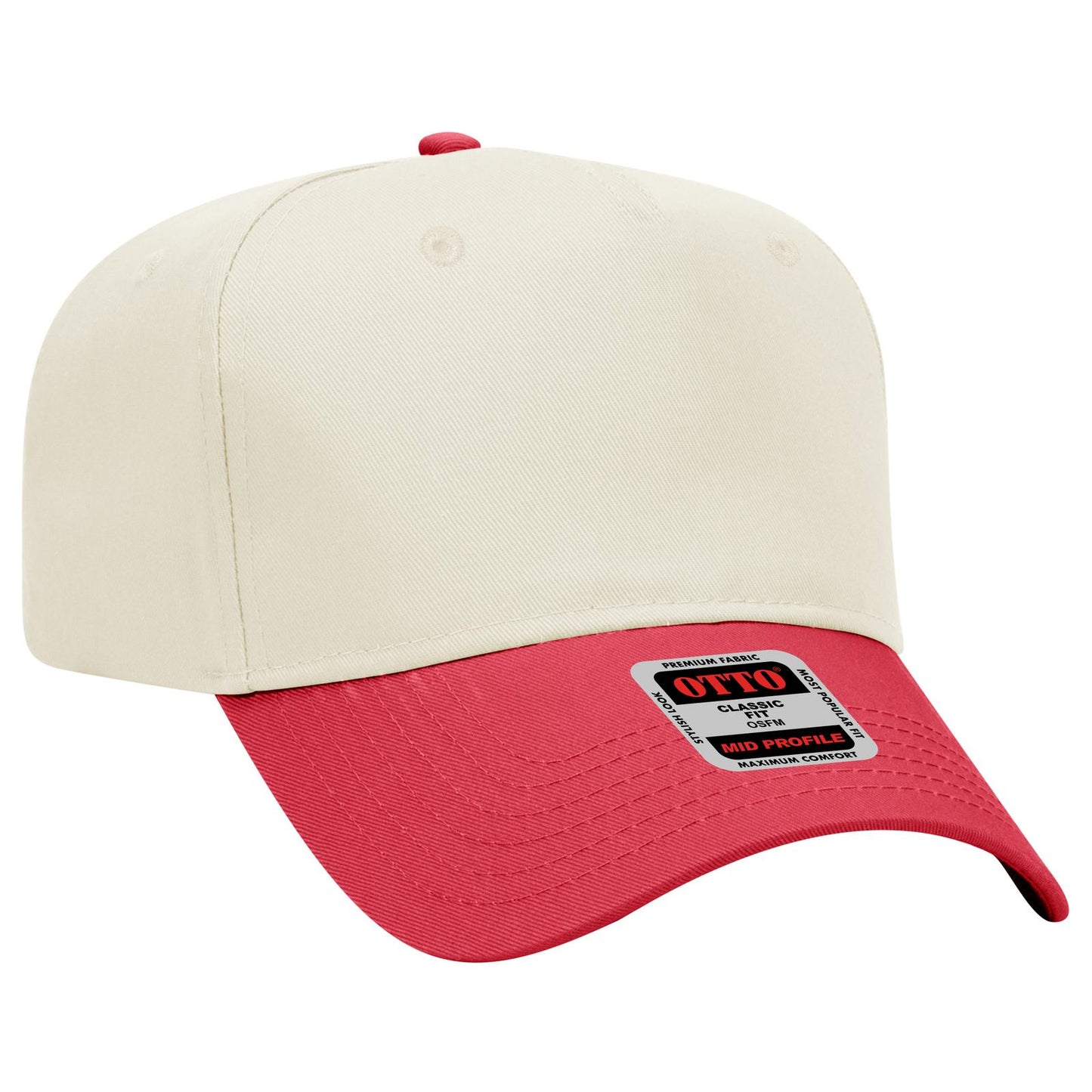 OTTO CAP 5 Panel Mid Profile Baseball Cap 31-069