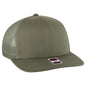 OTTO CAP 6 Panel Mid Profile Mesh Back Trucker Hat 112-1