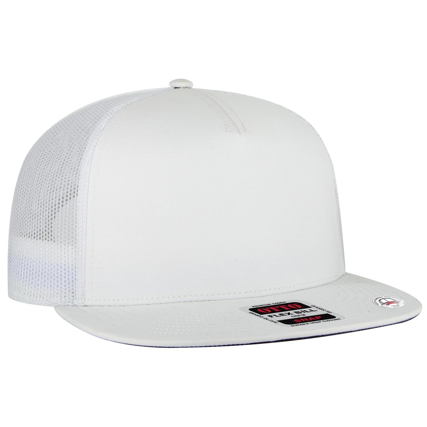 OTTO CAP "OTTO SNAP" 5 Panel Pro Style Mesh Back Trucker Snapback Hat