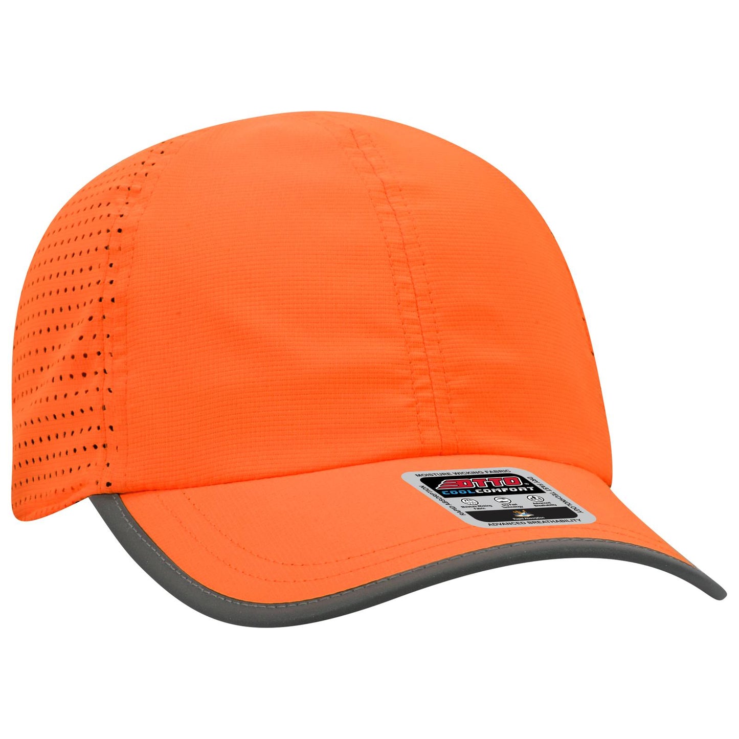 OTTO CAP Reflective 6 Panel Running Cap 133-1258