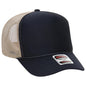 OTTO CAP 5 Panel High Crown Mesh Back Trucker Hat 39-165