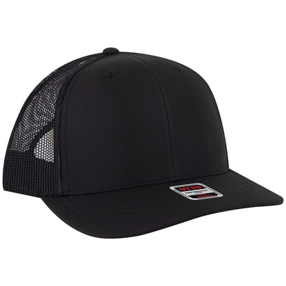 OTTO CAP 6 Panel Mid Profile Mesh Back Trucker Hat 112-3