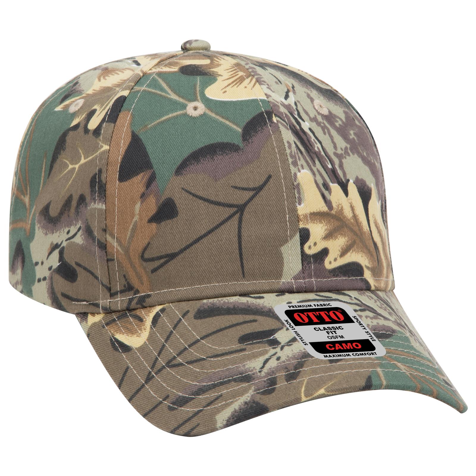 OTTO CAP Camouflage 6 Panel Low Profile Baseball Cap