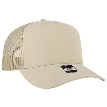 OTTO CAP 5 Panel Mid Profile Mesh Back Trucker Hat 32-285