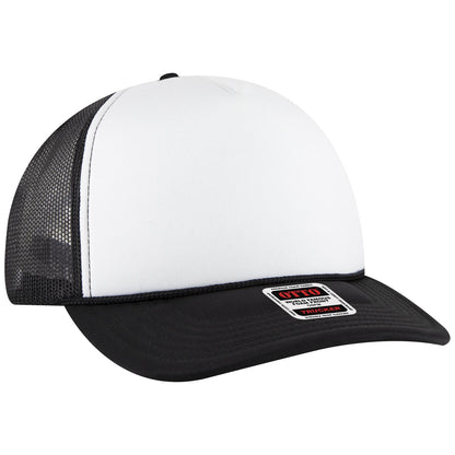 OTTO CAP 5 Panel High Crown Mesh Back Trucker Hat 3931-1