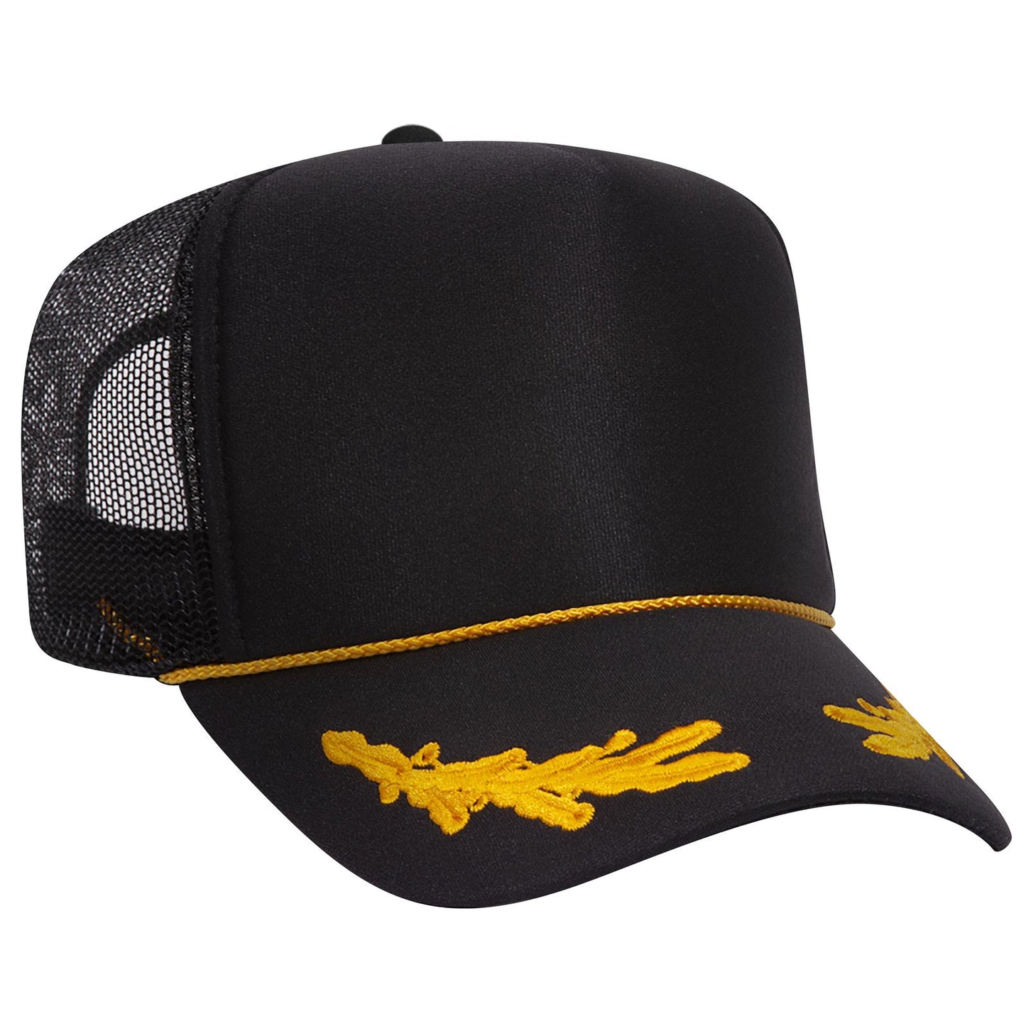 OTTO CAP 5 Panel High Crown Mesh Back Trucker Hat 39-165