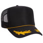 OTTO CAP 5 Panel High Crown Mesh Back Trucker Hat 39-165