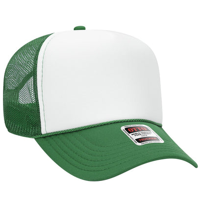 OTTO CAP 5 Panel Mid Profile Mesh Back Trucker Hat 32-467