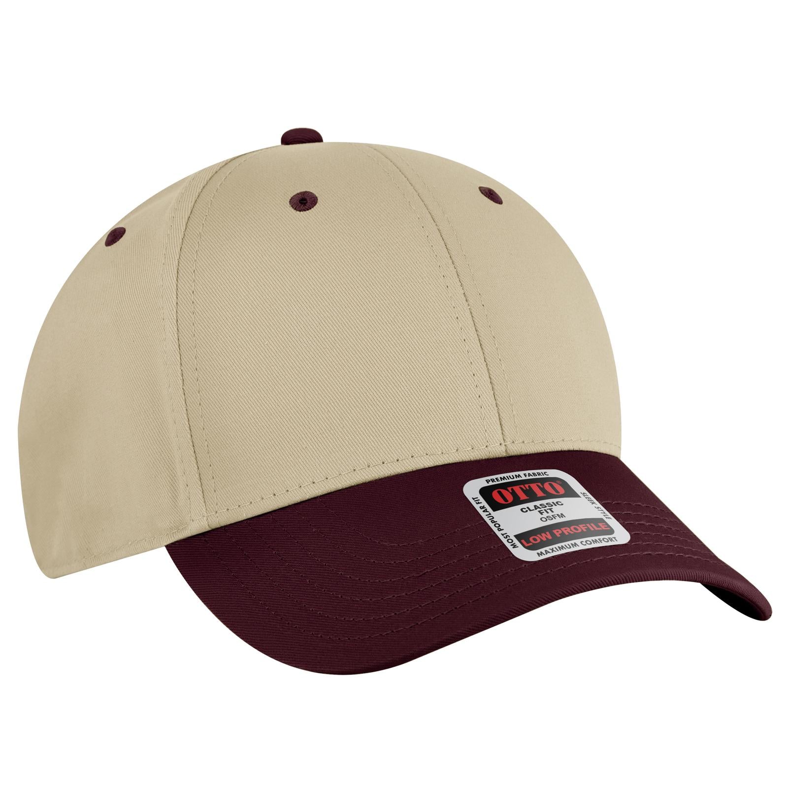 OTTO CAP 6 Panel Low Profile Baseball Cap