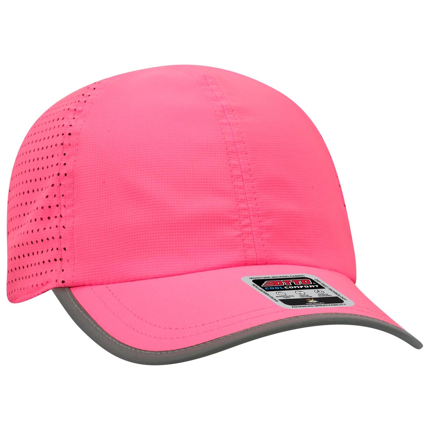 OTTO CAP Reflective 6 Panel Running Cap 133-1258