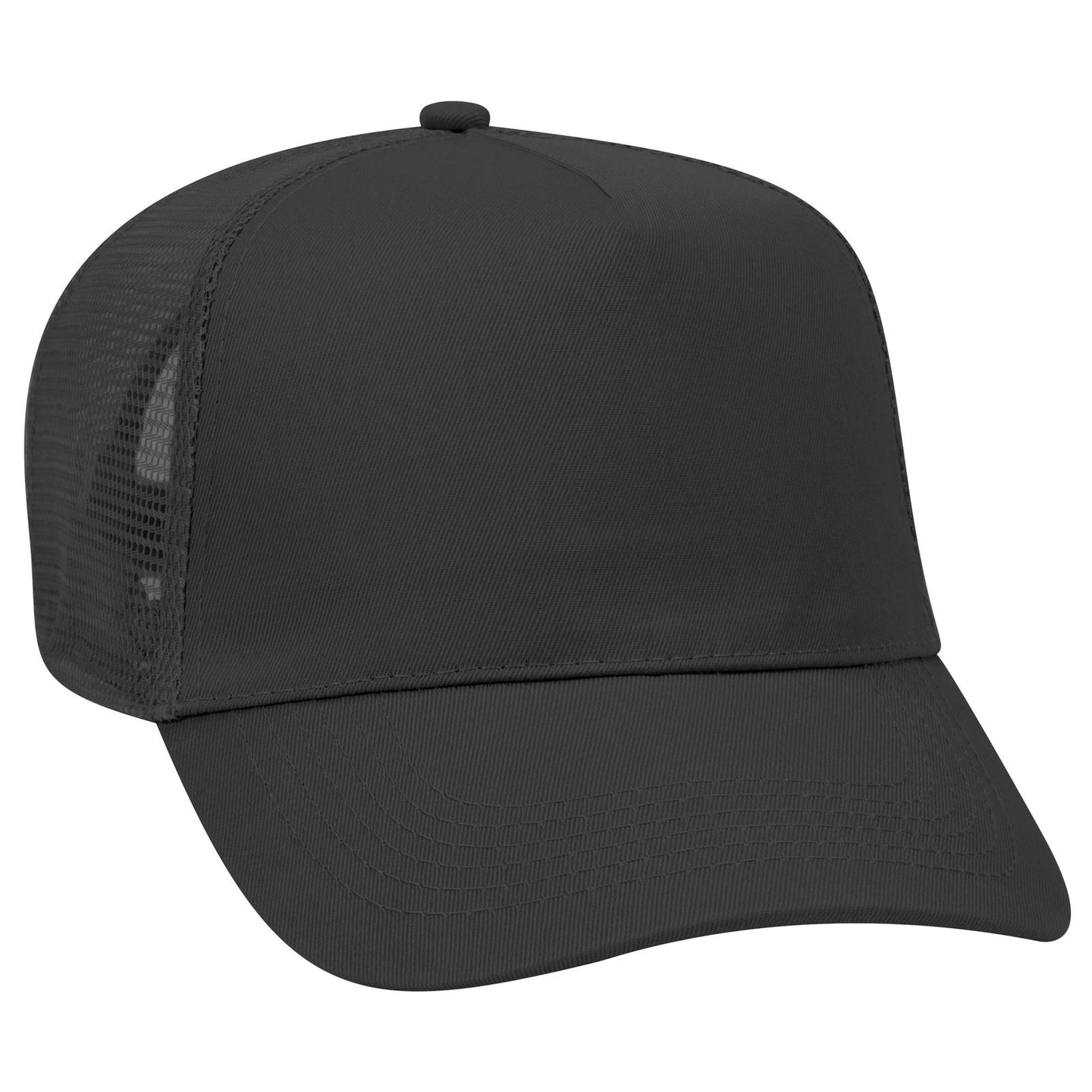 OTTO CAP 5 Panel Mid Profile Mesh Back Trucker Hat 32-1104