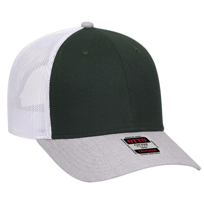 OTTO CAP 6 Panel Low Profile Mesh Back Trucker Hat 83-1239