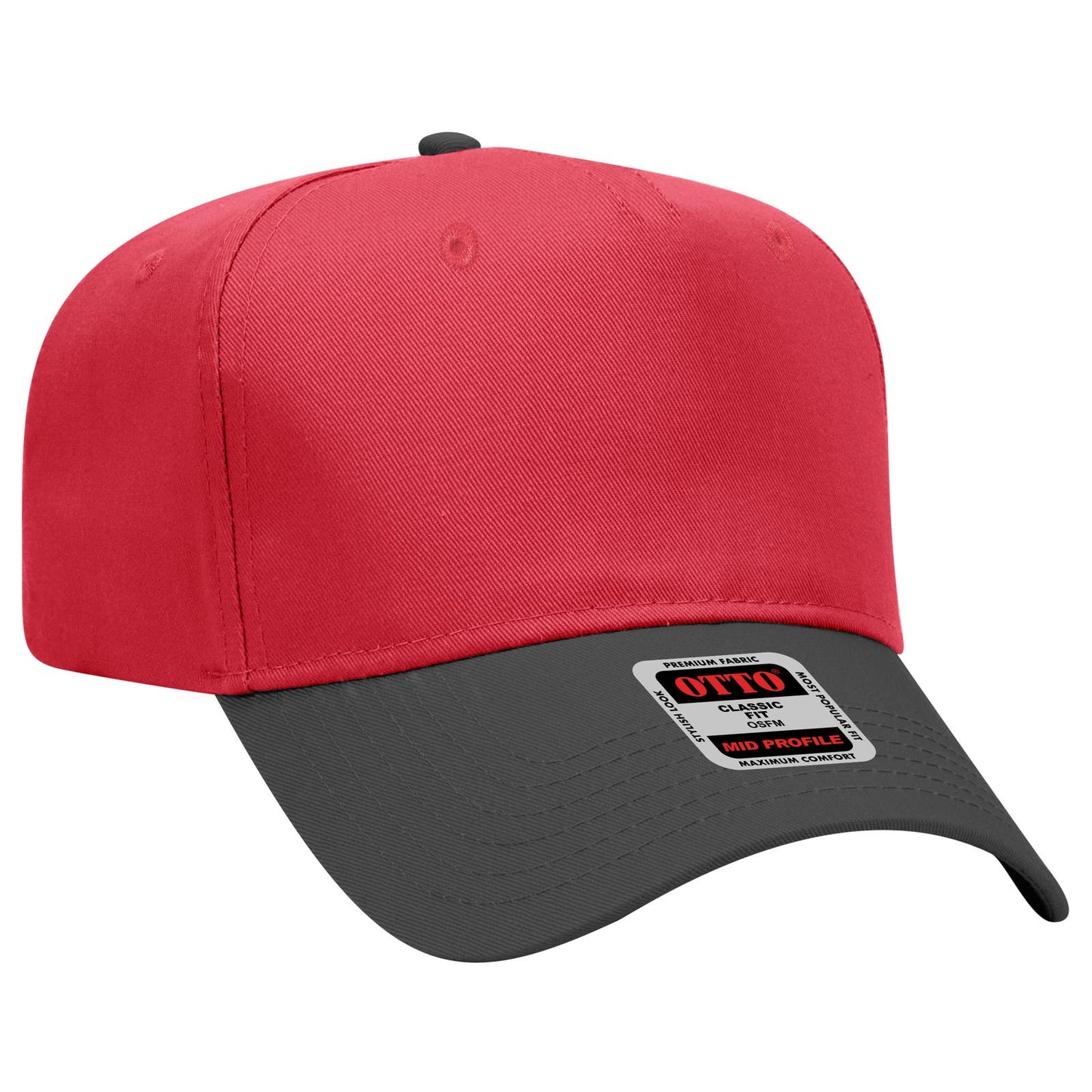 OTTO CAP 5 Panel Mid Profile Baseball Cap 31-069