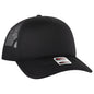 OTTO CAP 5 Panel Low Profile Mesh Back Trucker Hat 39102-1