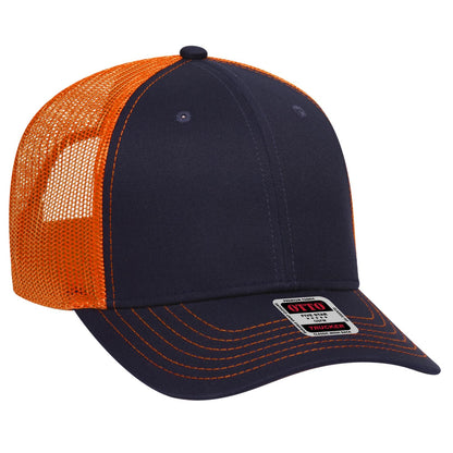 OTTO CAP 6 Panel Low Profile Mesh Back Trucker Hat 83-1239