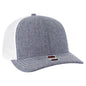 OTTO CAP 6 Panel Mid Profile Mesh Back Trucker Hat 112-1