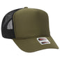 OTTO CAP 5 Panel High Crown Mesh Back Trucker Hat 39-165