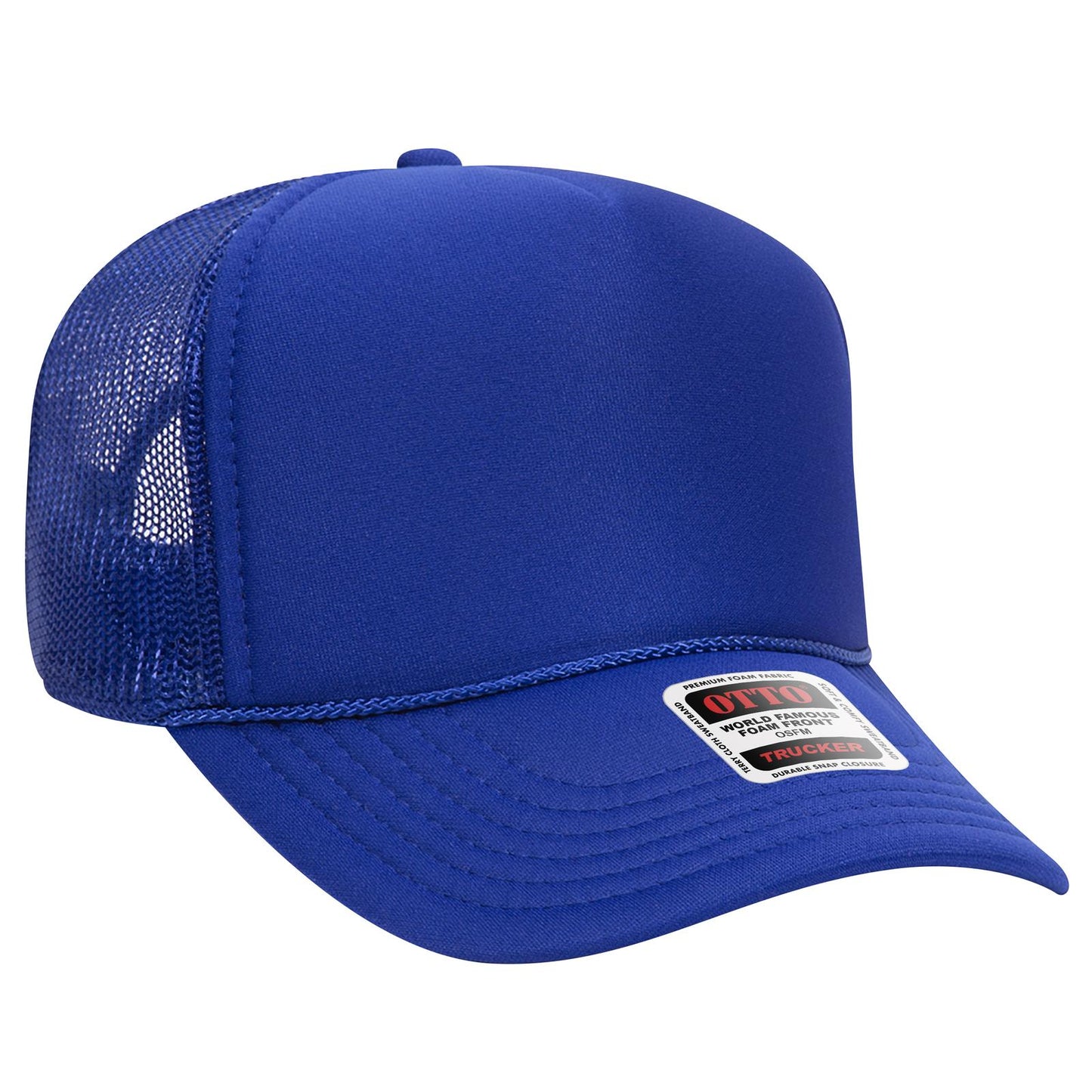 OTTO CAP 5 Panel Mid Profile Mesh Back Trucker Hat 32-467