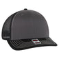 OTTO CAP 6 Panel Mid Profile Mesh Back Trucker Hat 112-1