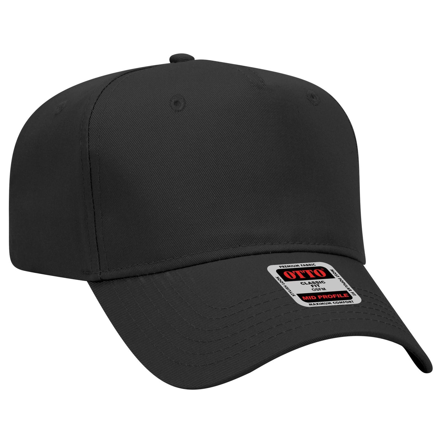 OTTO CAP 5 Panel Mid Profile Baseball Cap 31-069