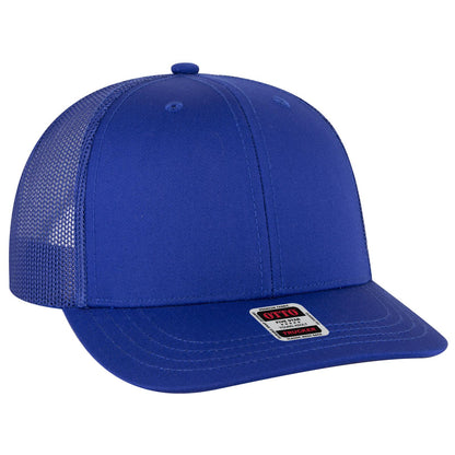 OTTO CAP 6 Panel Mid Profile Mesh Back Trucker Hat 112-1
