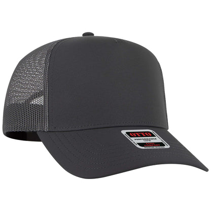 OTTO CAP 5 Panel Mid Profile Mesh Back Trucker Hat 32-1