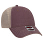 OTTO CAP 6 Panel Low Profile Mesh Back Trucker Dad Hat 121-1297