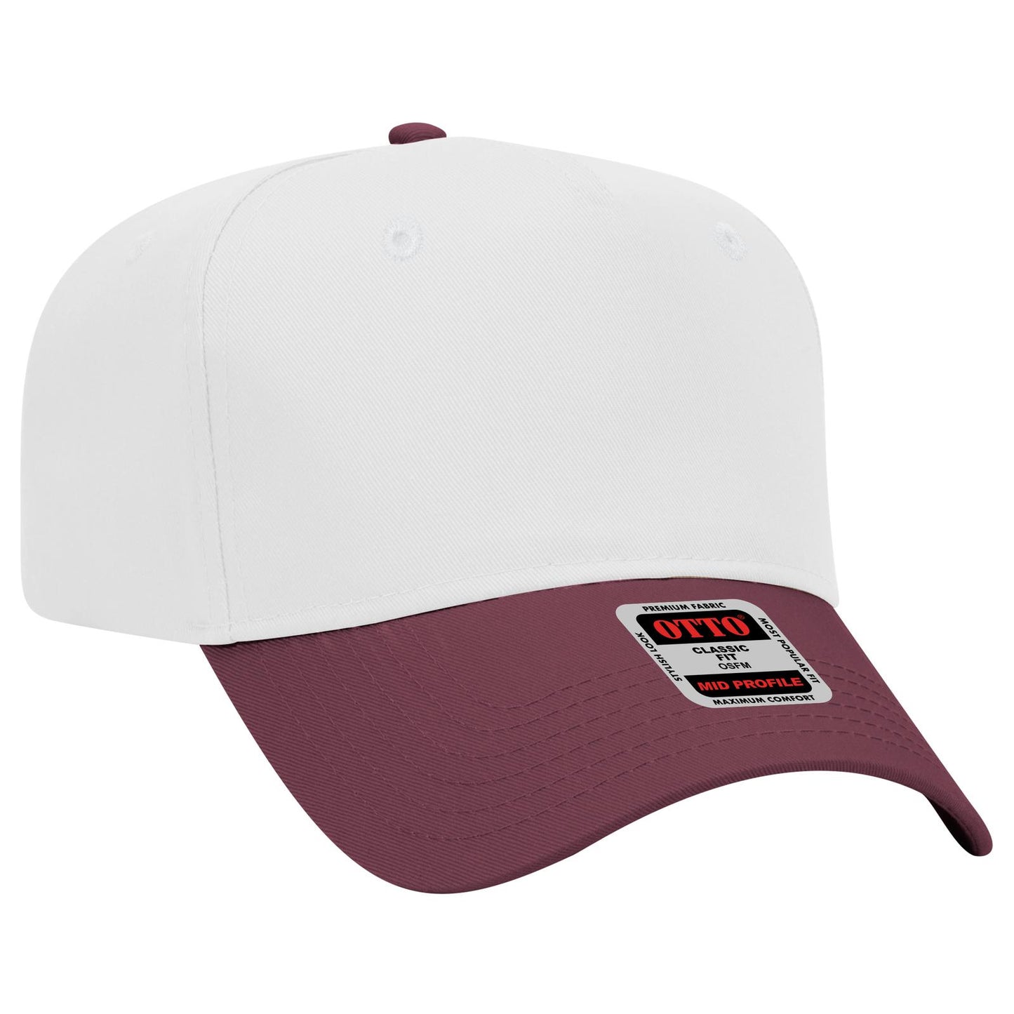 OTTO CAP 5 Panel Mid Profile Baseball Cap 31-069