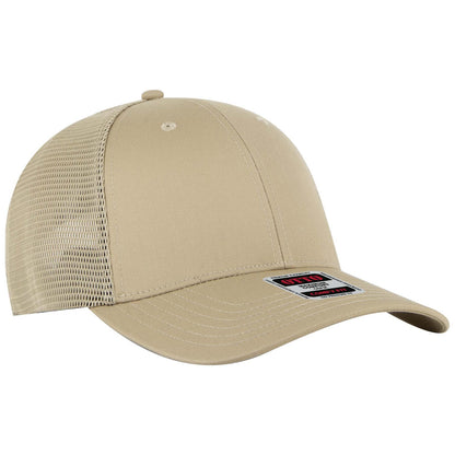 OTTO CAP "OTTO COMFY FIT" 6 Panel Low Profile Mesh Back Trucker Hat 83-2
