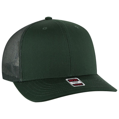 OTTO CAP 6 Panel Mid Profile Mesh Back Trucker Hat 112-1