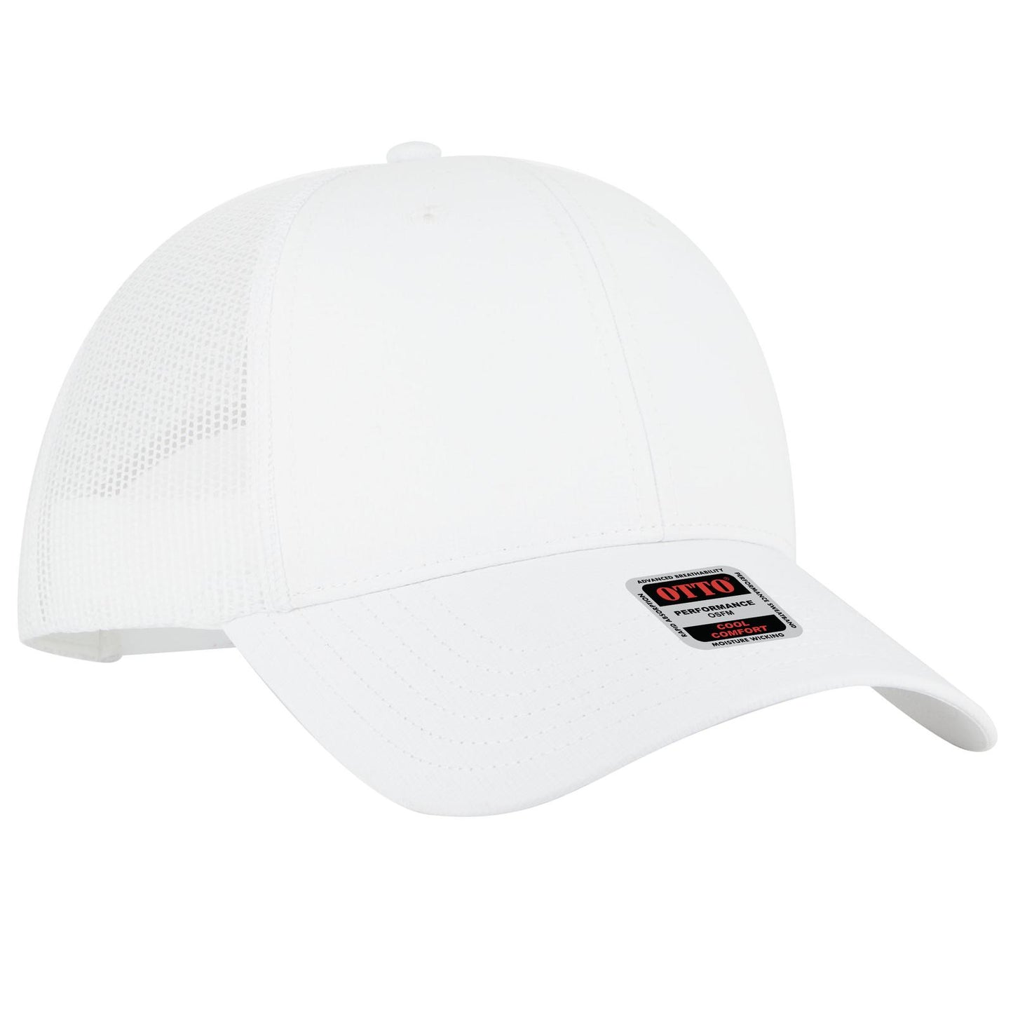 OTTO CAP 6 Panel Low Profile Mesh Back Trucker Hat 83-3