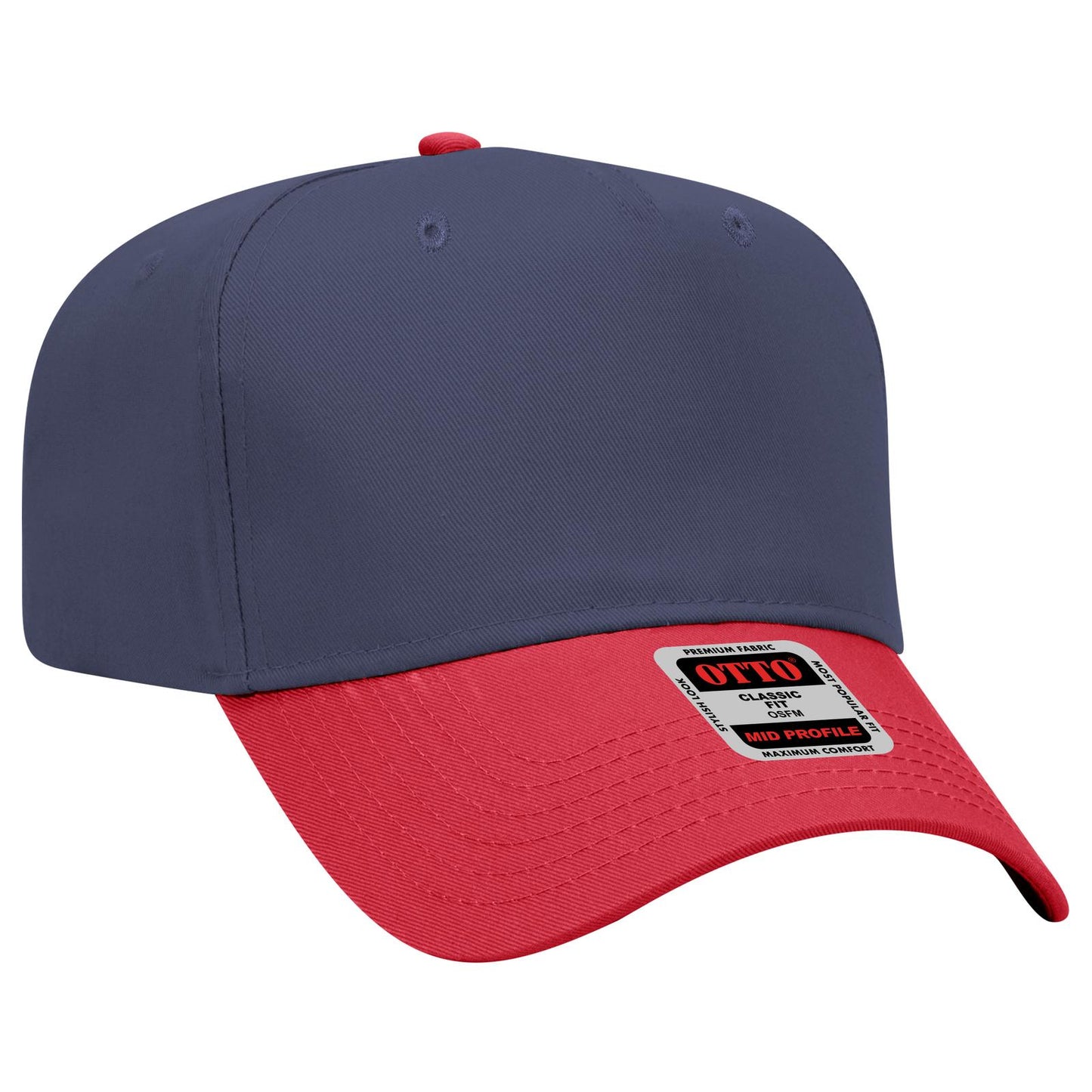 OTTO CAP 5 Panel Mid Profile Baseball Cap 31-069