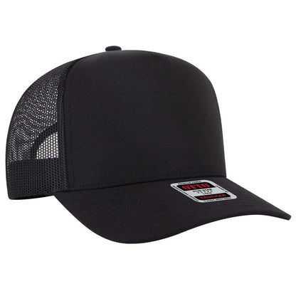 OTTO CAP 5 Panel Mid Profile Mesh Back Trucker Hat 32-285