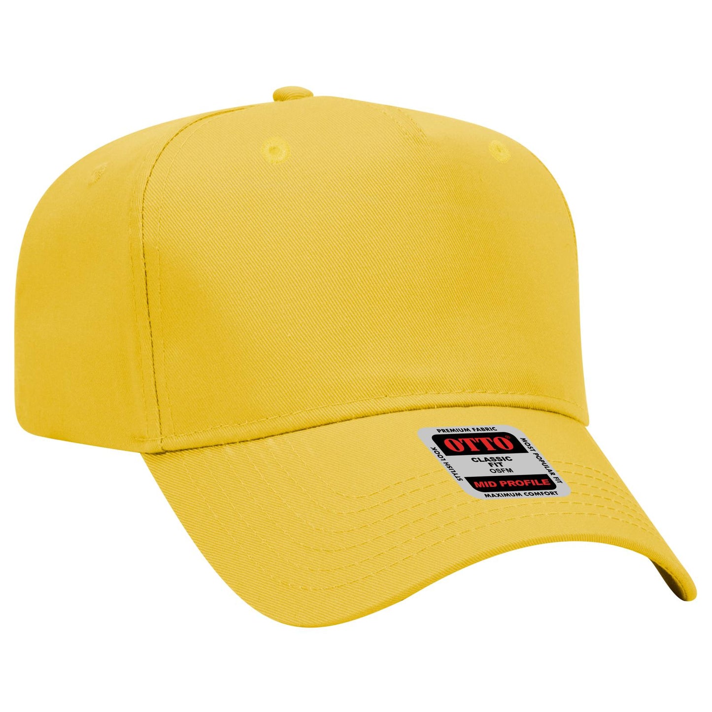 OTTO CAP 5 Panel Mid Profile Baseball Cap 31-069
