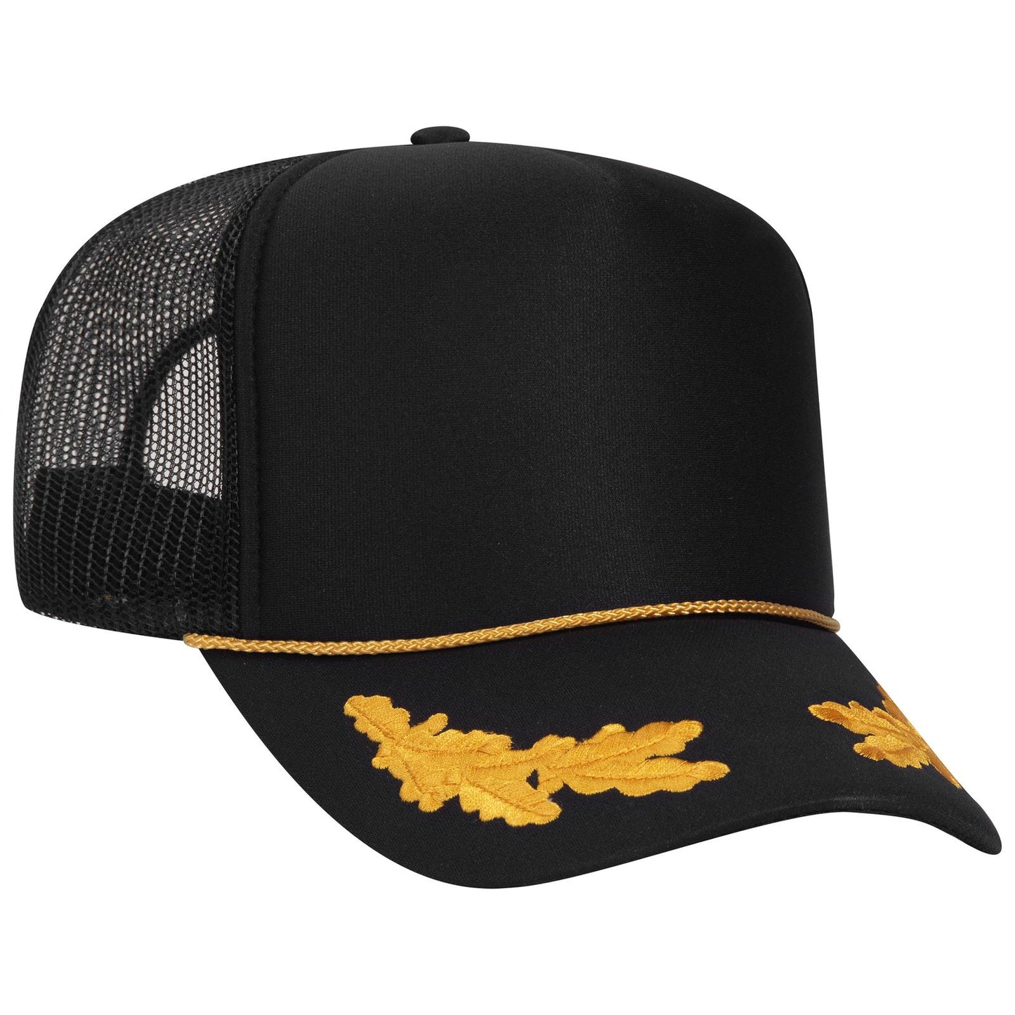 OTTO CAP 5 Panel High Crown Mesh Back Trucker Hat 39-165