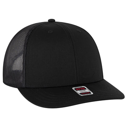 OTTO CAP 6 Panel Mid Profile Mesh Back Trucker Hat 112-1
