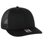 OTTO CAP 6 Panel Mid Profile Mesh Back Trucker Hat 112-1